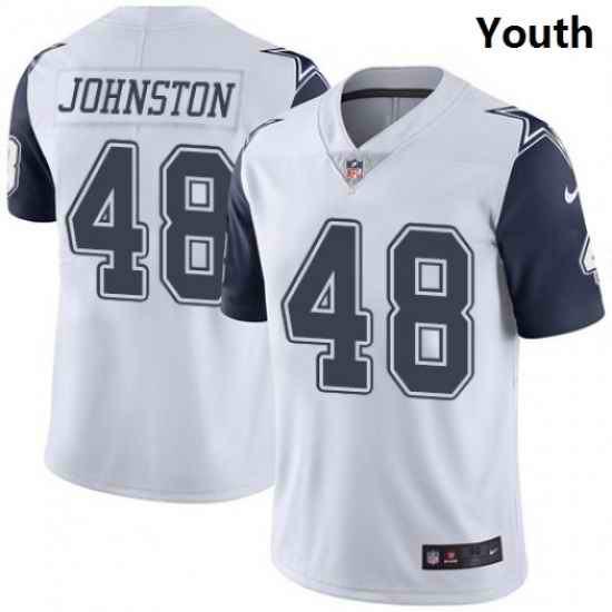 Youth Dallas Cowboys Daryl Johnston 84 Nike Rush Limited Jersey